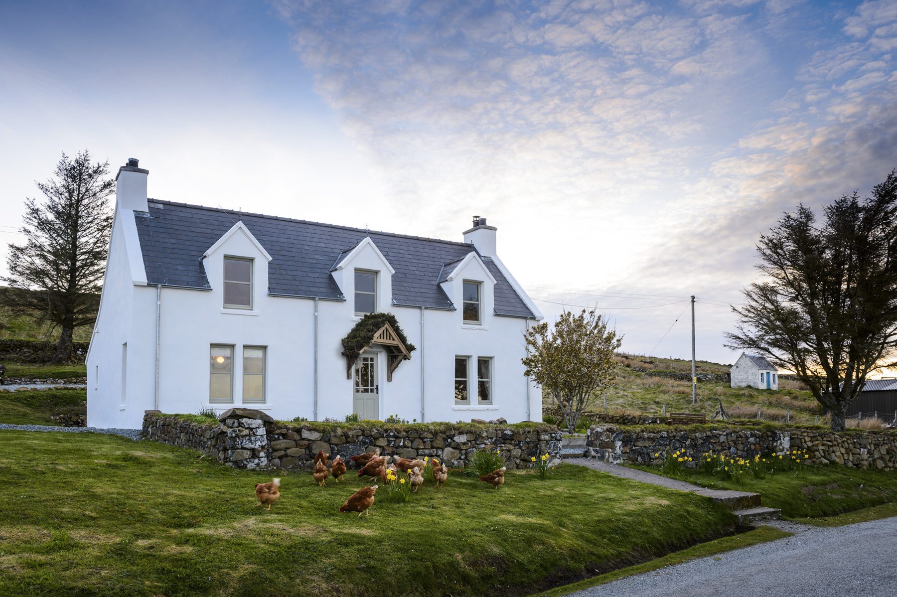 Croft House Cottage - A traditional Hebridean croft house built in 1934 by local craftsman in village stone.
